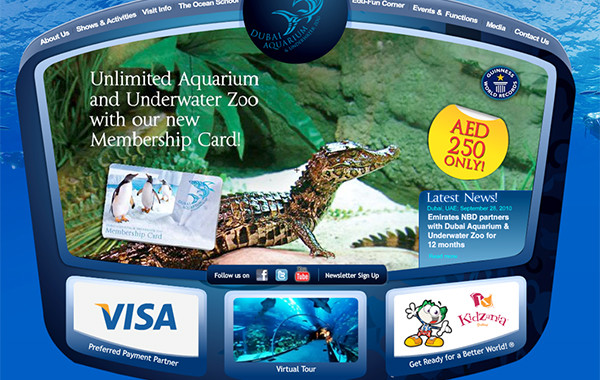 VISA sponsorship Dubai Aquarium